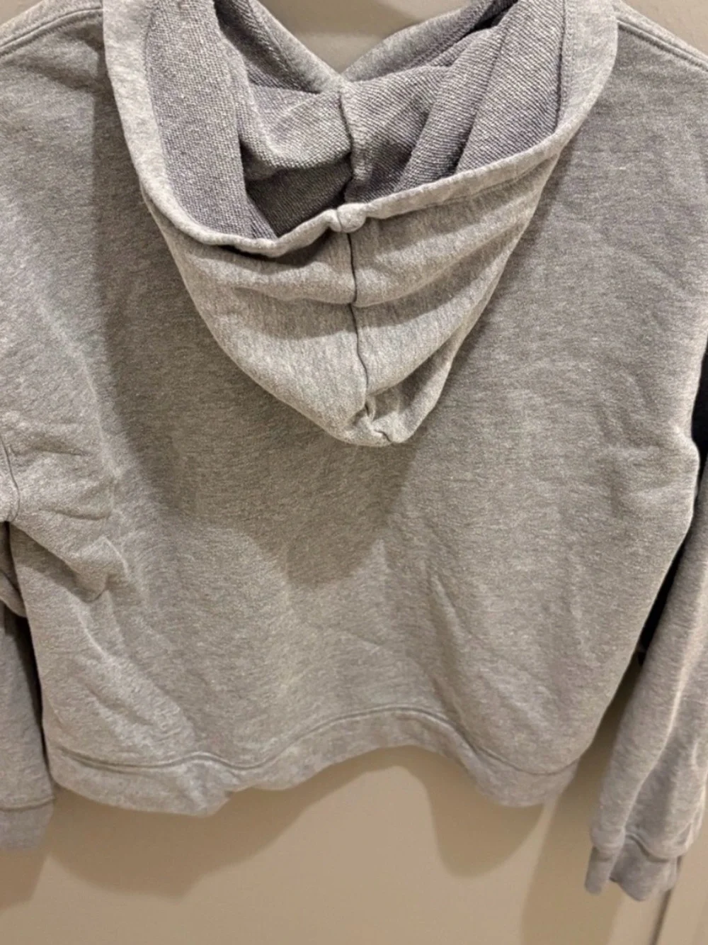 Old Navy Gray Hoodie with Green Logo